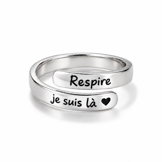 Bague Respire, Je Suis LÀ
