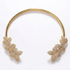Collier Élégant Fleur en Cristal