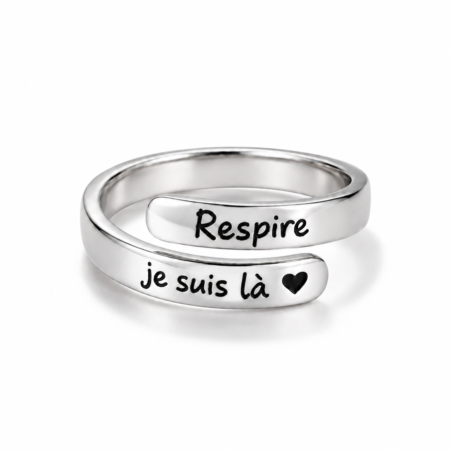 Bague Respire, Je Suis LÀ